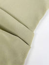 Cocolii robe longue irrégulière une épaule manches trompette manches longues femme élégant décontracté bal de promo