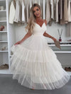 Cocolii robe longue bouffante tutu tullev-cou à fines brides dos nu femme élégant de cocktail robe de anniversaire