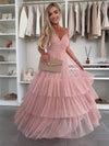 Cocolii robe longue bouffante tutu tullev-cou à fines brides dos nu femme élégant de cocktail robe de anniversaire