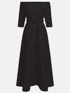 Cocolii robe longue de soirée pour mariage ceinture élégant style tailleur audrey hepburn vintage bal de promo cérémonie