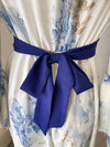 Cocolii robe longue en mousseline imprimé à fleurie v-cou manches évasées manches longues femme vintage bohème