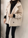 Cocolii manteau aviateur peau de mouton chic hiver femme perfecto veste