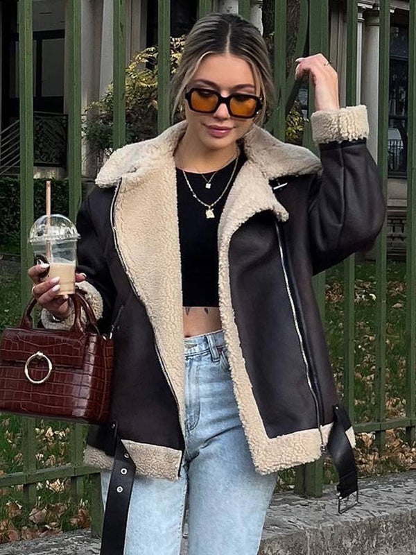 Blouson Bombers Afibel Blouson Femme Veste Blouson Aviateur) Miss