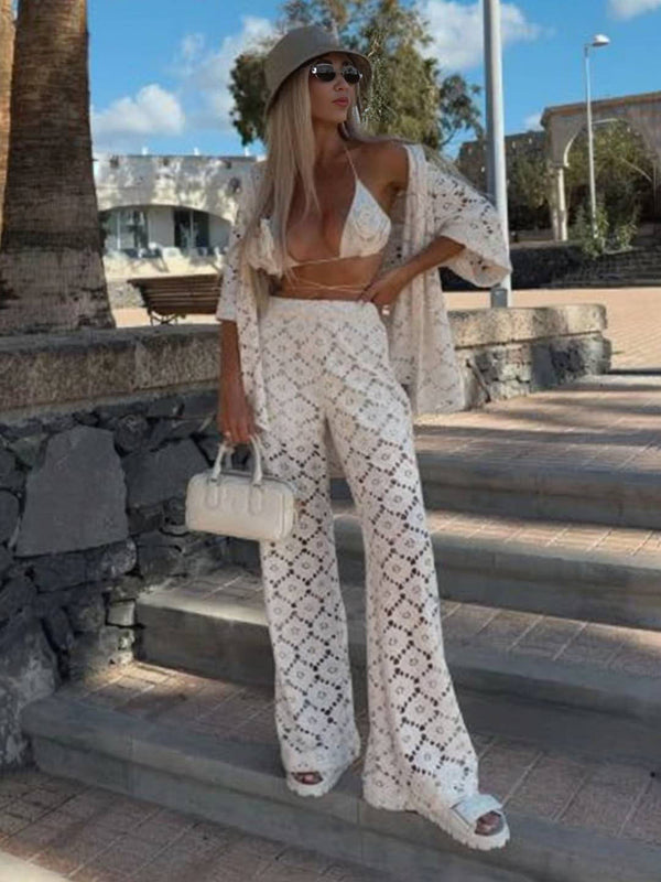 Chemise Blanche Tenu Chemise Cocolii Tenu Femme Dentelle Broderie