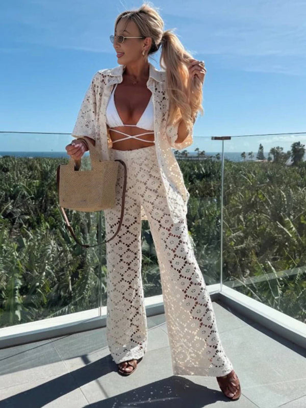 Cocolii tenu femme dentelle broderie anglaise ensembles avec