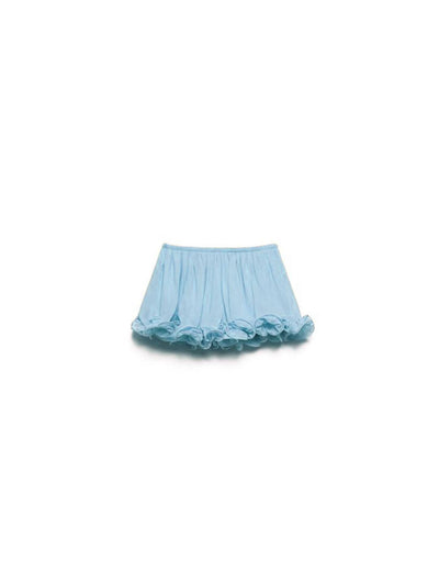 Cocolii robe mousseline tulle ensemble avec courte jupe licou à volantée fluide sans manches hauts femme élégant décontracté