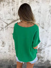 Cocolii t-shirt unicolore coton lin col rond manches courtes femme simple décontracté mode casual hauts